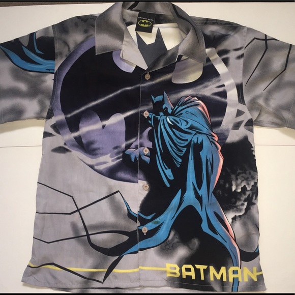 batman button down shirt - Picture 2 of 5